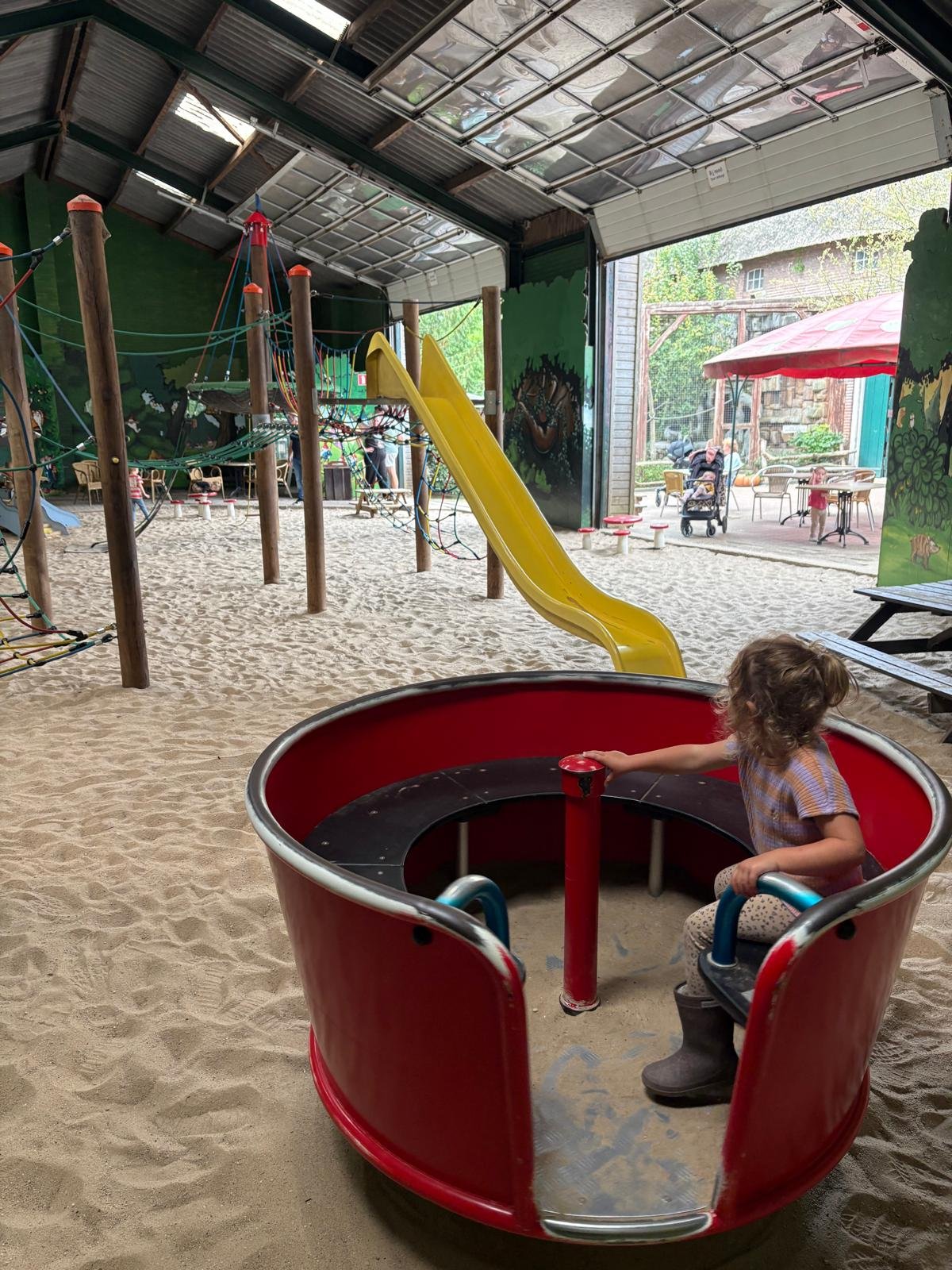 Buitenspeeltuin bij Kabouterland Exloo in Drenthe