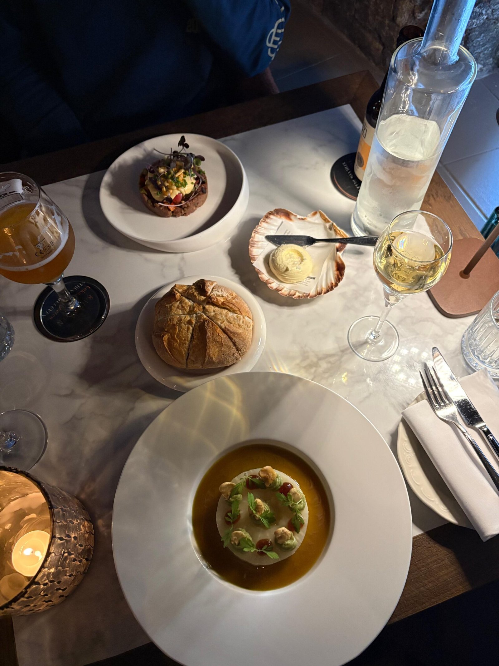 Verfijnd diner bij Villa Kalkoven in Meppel met bijzondere smaakcombinaties en een luxe presentatie.