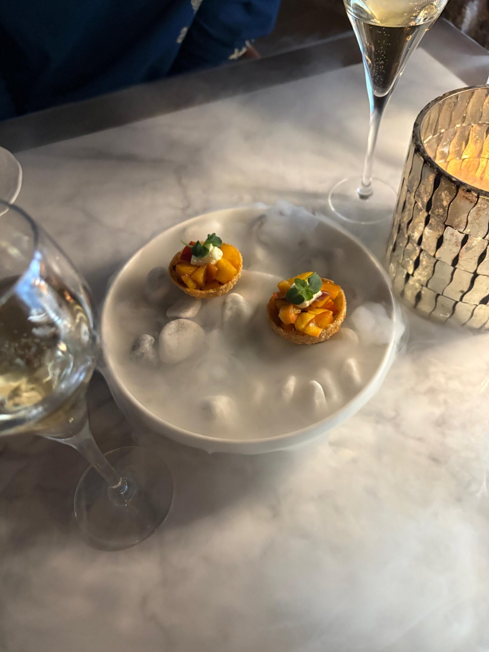 Verfijnd diner bij Villa Kalkoven in Meppel met bijzondere smaakcombinaties en een luxe presentatie.